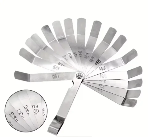 Špijun / Mjerač zazora ventila 0.05 - 1.00 mm (16 listića) - Alat za motore i skutere