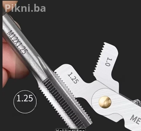 Metrički šablon / Češalj za navoje 60° (0.5 - 7.0 mm) - Mjerač koraka navoja 4