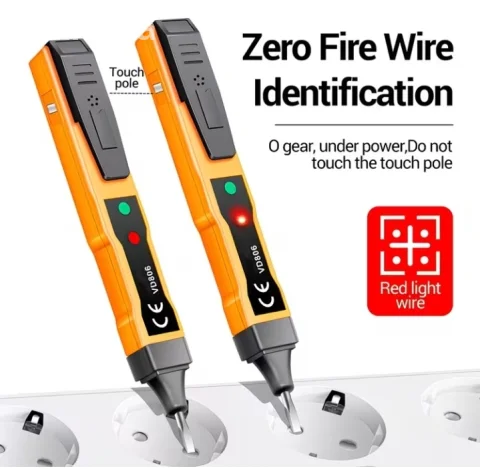 Beskontaktni Detektor Napona / Ispitivač Faze VD806 (NOVO) 7