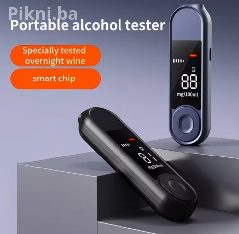 Digitalni Alkohol Tester / Alkometar (Nova Generacija) – Punjivi, HD Ekran 10