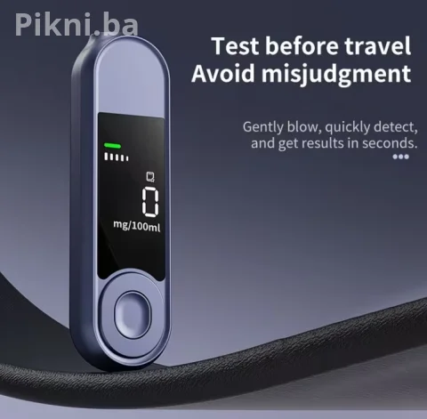Digitalni Alkohol Tester / Alkometar (Nova Generacija) – Punjivi, HD Ekran 9