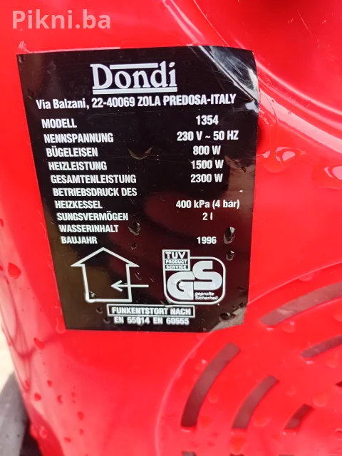 Profesionalni paročistač DONDI Profi-Dampf 4 (4 bara / 2300W) 3
