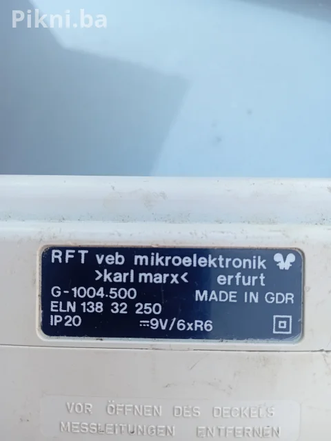 vintage digitalni multimetar (unimer) RFT G-1004.500 proizveden u Istočnoj Njemačkoj (GDR). 7