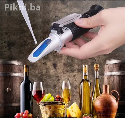 Refraktometar za pivo i vino (Brix 0-32% / SG 1.000-1.130) + Kutija