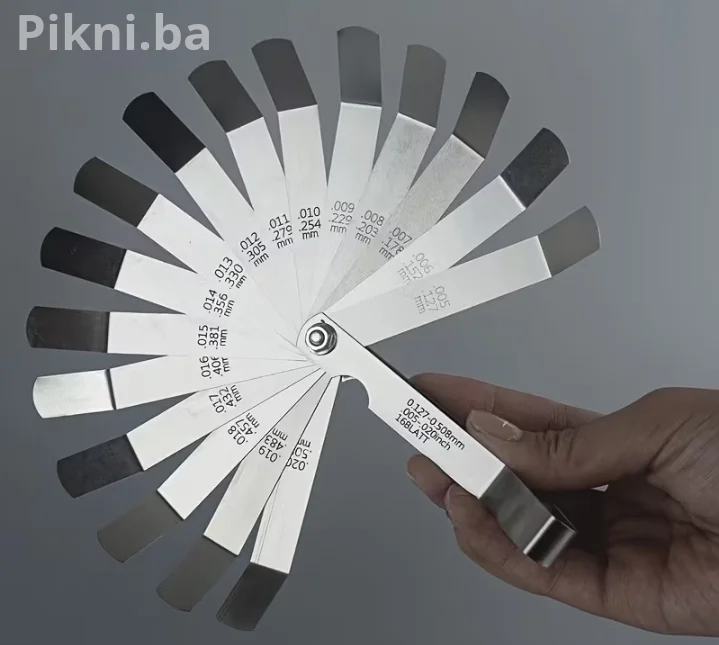 Špijun / Mjerač zazora ventila 0.05 - 1.00 mm (16 listića) - Alat za motore i skutere
