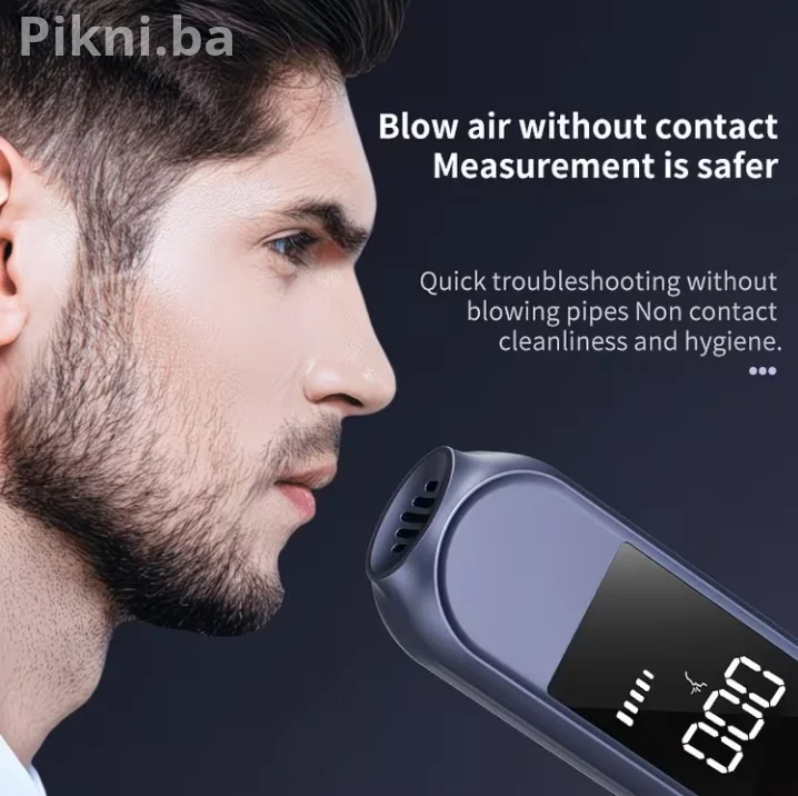 Digitalni Alkohol Tester / Alkometar (Nova Generacija) – Punjivi, HD Ekran