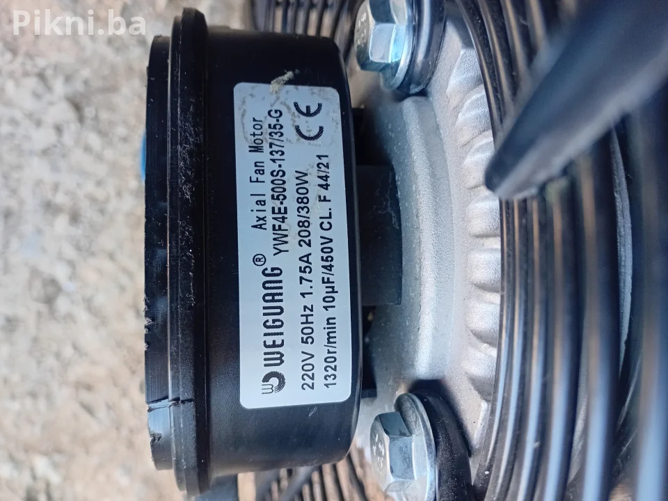 industrijski aksijalni ventilator WEIGUANG YWF4E-500S-137/35-G za dijelove.