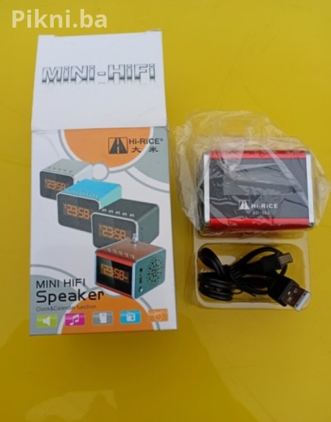 NOVO U PONUDI! Mini HiFi Zvučnici Hi-Rice SD-502 / Crveni