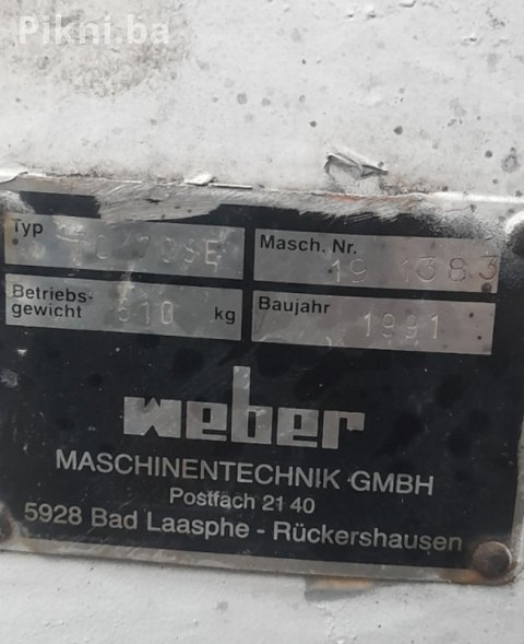 Vibro ploča Weber CR 70 SE (510 kg) / Servisirana žaba valjak 11
