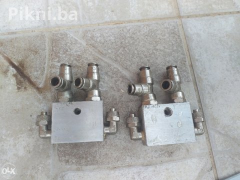 ⚙️ PNEUMATSKI RAZVODNI BLOK (MANIFOLD) SA BRZIM PRIKLJUČCIMA 8mm ⚙️