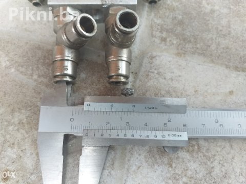 ⚙️ PNEUMATSKI RAZVODNI BLOK (MANIFOLD) SA BRZIM PRIKLJUČCIMA 8mm ⚙️