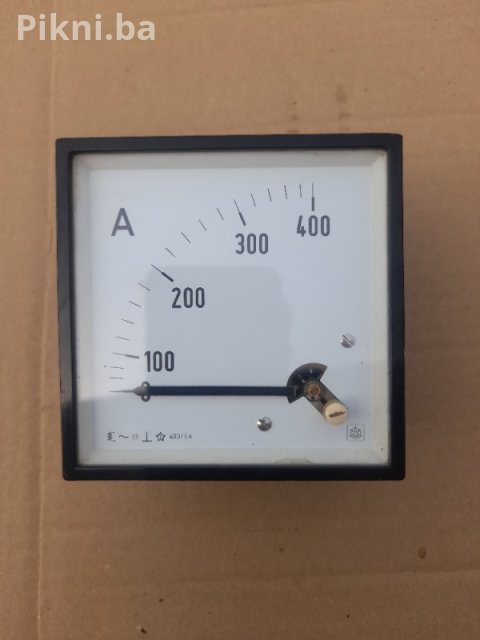 Industrijski Panelni Ampermetar AC 400A / 5A (Za Strujni Transfor 50 KM 1
