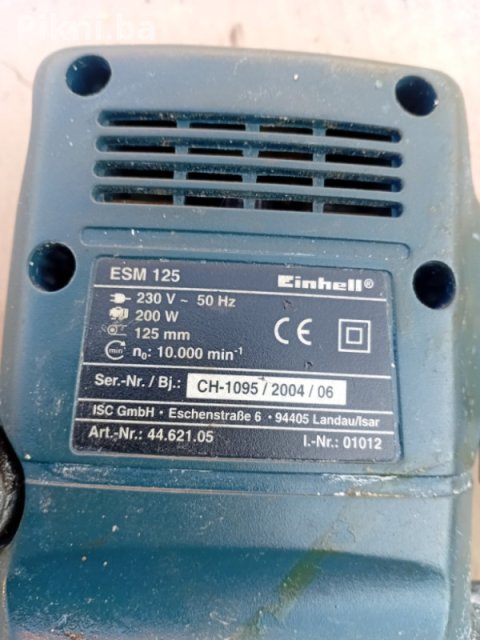 🛠️ EINHELL ROTACIONA ŠLAJFERICA ESM 125 🛠️ 5
