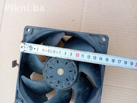 🌪️ INDUSTRIJSKI VENTILATOR / TURBINA (15x15 cm, 12V) 🌪️ 4