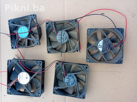 Ventilator 8x8cm turbina 12v elektro motor elektromotori coler 7 KM 1