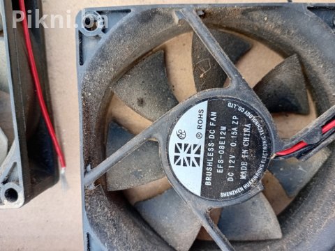 Ventilator 8x8cm turbina 12v elektro motor elektromotori coler 7 KM 10