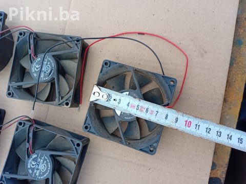 Ventilator 8x8cm turbina 12v elektro motor elektromotori coler 7 KM 6