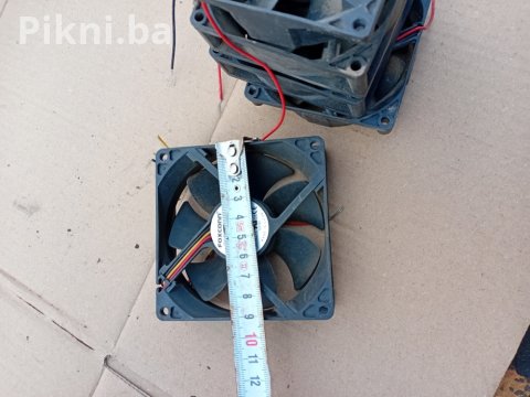 Ventilator 8x8cm turbina 12v elektro motor elektromotori coler 7 KM 2