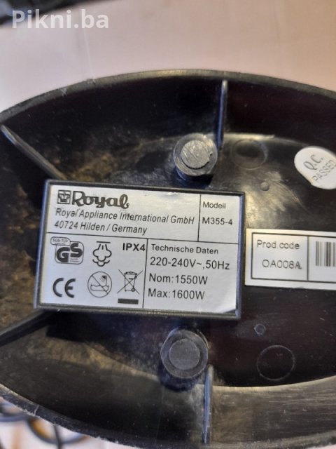 Prodaja: Moćni Ručni Parni Čistač 1600W - Dirt Devil / Royal 45 KM 2