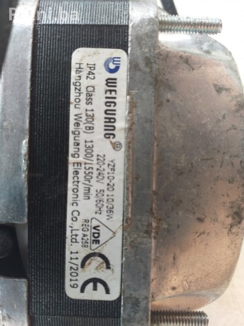 Elektro motor 220v 36w 1550obr elektromotori 25 KM 7