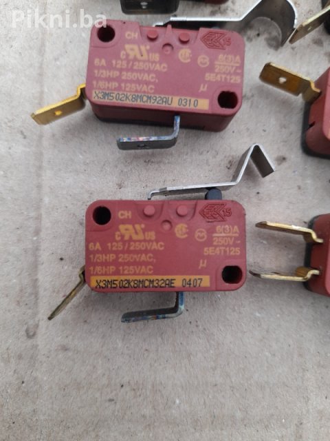 VELIKI SET: 14x Mikroprekidača (Micro Switches) - 6A/250V i 0.3A/ 5 KM 5