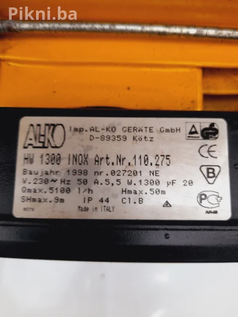 Pumpa za vodu AL-KO 1300 wati pumpe elektro motori elektromotori 2
