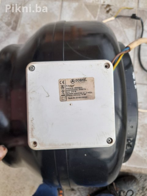 Profesionalni Ventilator turbina 220v 210w 31x26x19 tornado restorane kafice 4