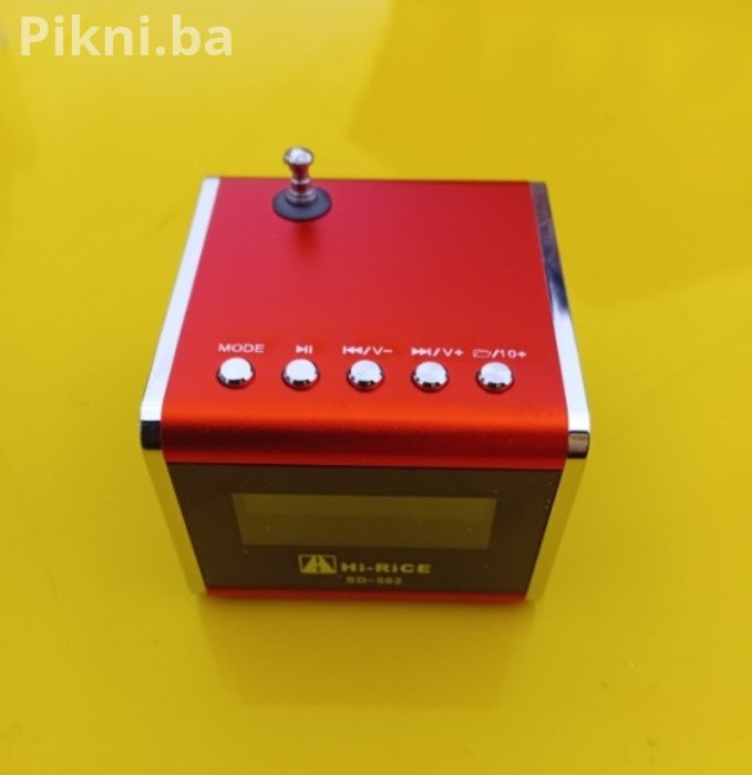 NOVO U PONUDI! Mini HiFi Zvučnici Hi-Rice SD-502 / Crveni