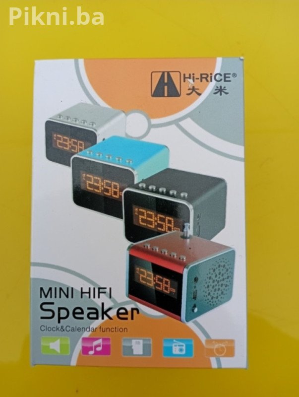 NOVO U PONUDI! Mini HiFi Zvučnici Hi-Rice SD-502 / Crveni