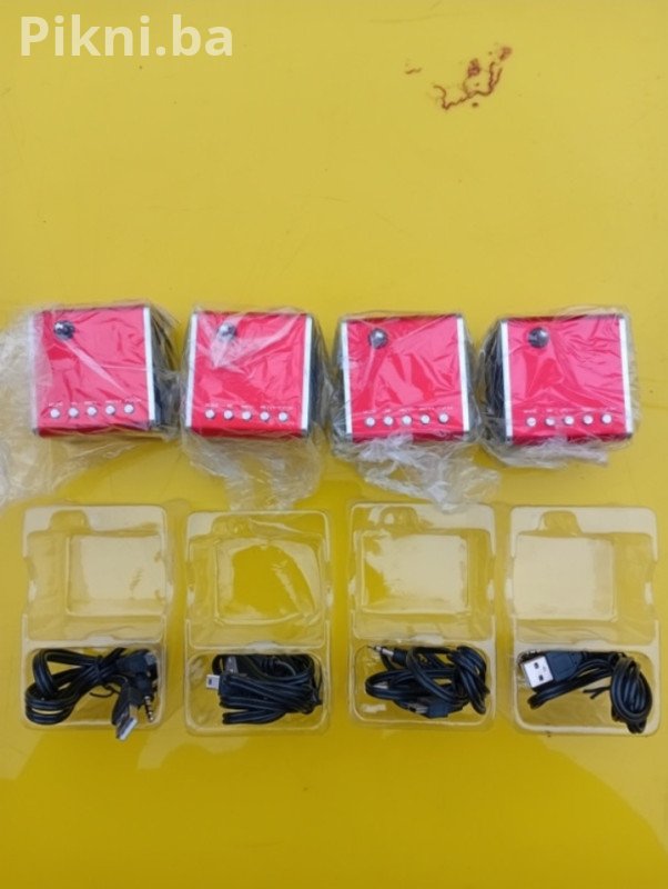 NOVO U PONUDI! Mini HiFi Zvučnici Hi-Rice SD-502 / Crveni