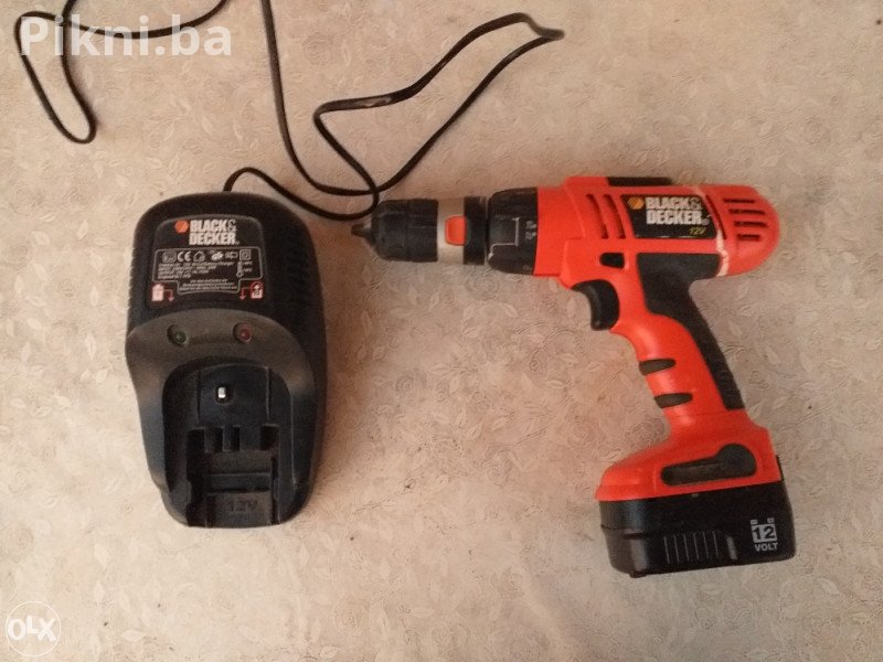 🛠️ AKU BUŠILICA BLACK & DECKER HP126F2B (12V) 🛠️