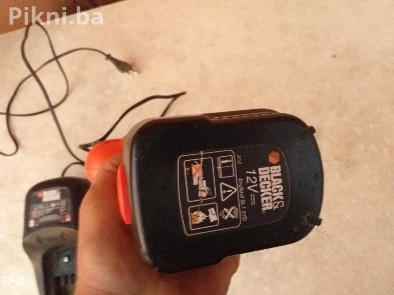 🛠️ AKU BUŠILICA BLACK & DECKER HP126F2B (12V) 🛠️