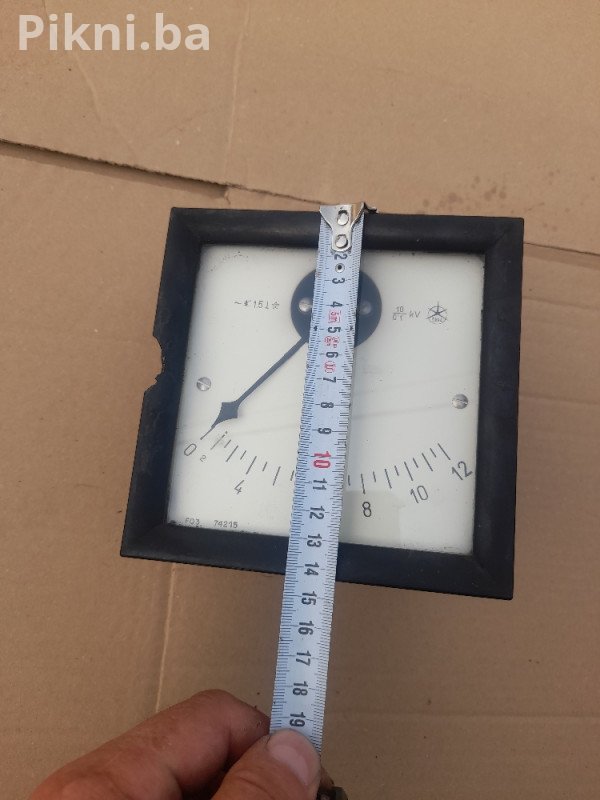 ⚡ BAKELITNI MJERNI INSTRUMENT (KILOVOLT 0-12KV) ⚡