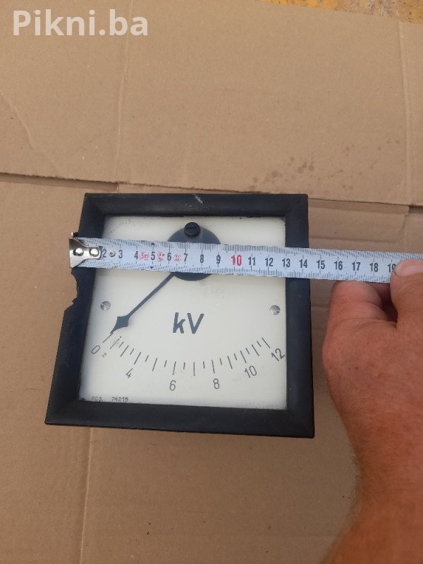 ⚡ BAKELITNI MJERNI INSTRUMENT (KILOVOLT 0-12KV) ⚡