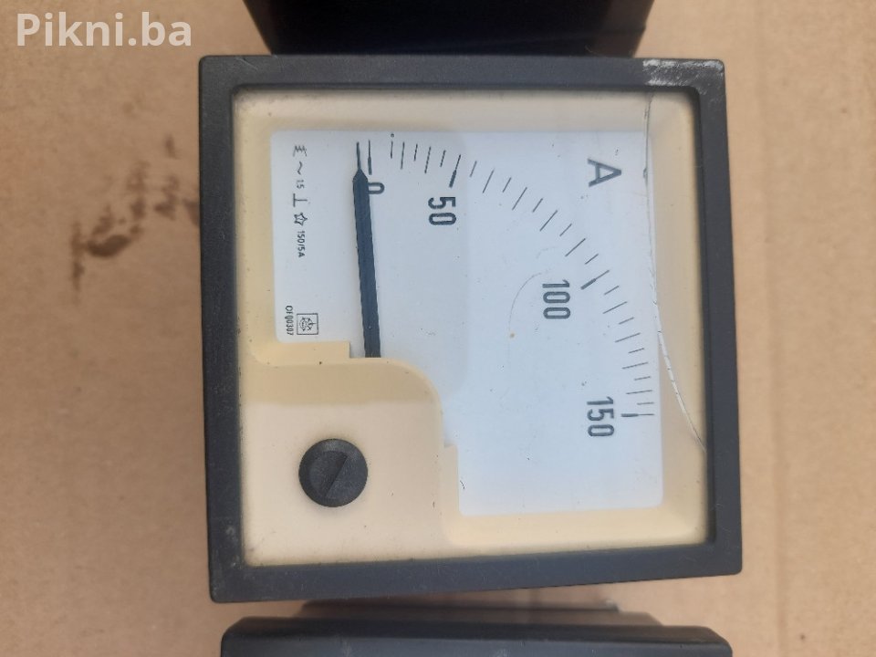 ⚡ SET ANALOGNIH PANELNIH AMPERMETARA (3 KOMADA, 150A) ⚡