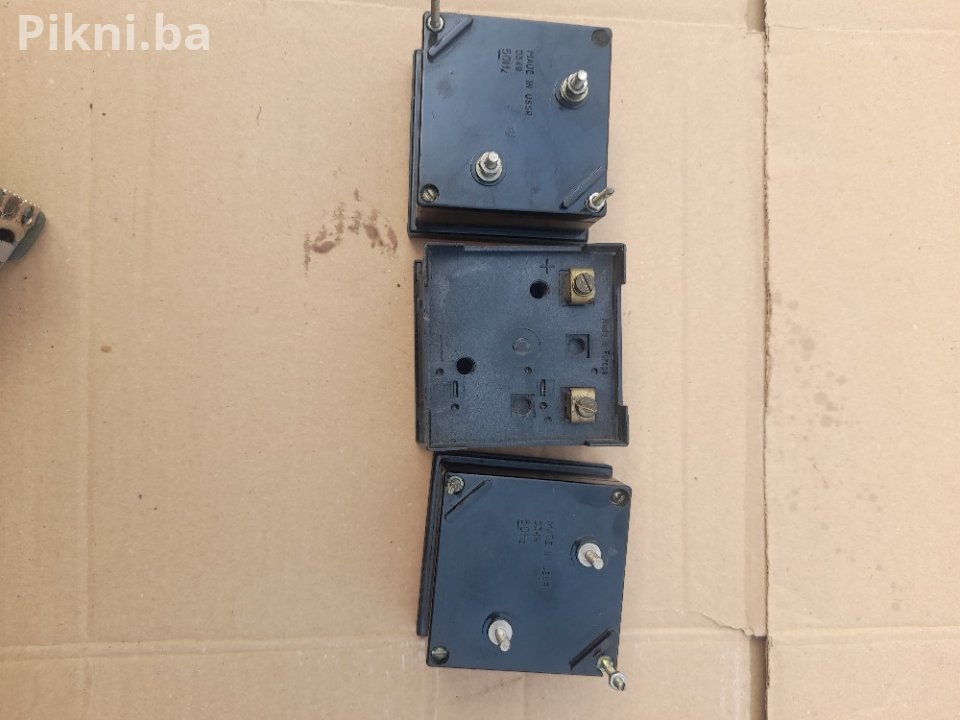 ⚡ SET ANALOGNIH PANELNIH AMPERMETARA (3 KOMADA, 150A) ⚡