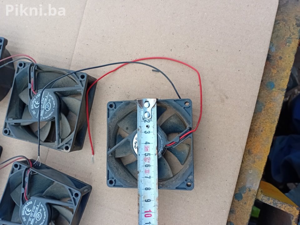Ventilator 8x8cm turbina 12v elektro motor elektromotori coler 7 KM