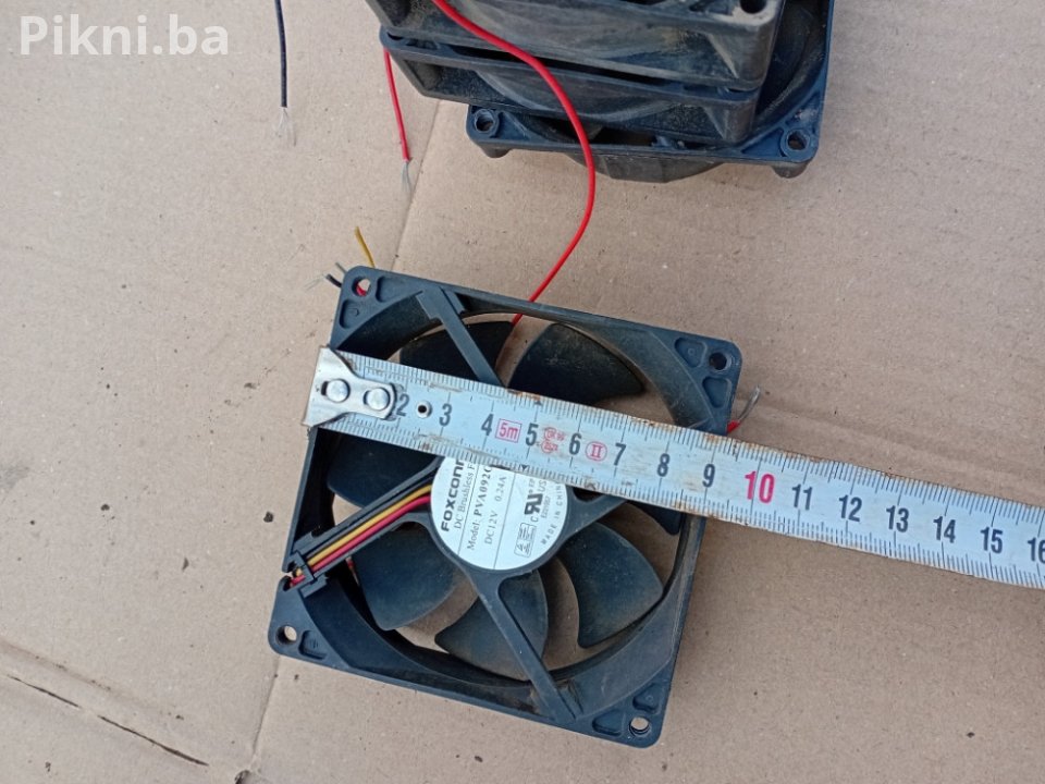 Ventilator 8x8cm turbina 12v elektro motor elektromotori coler 7 KM