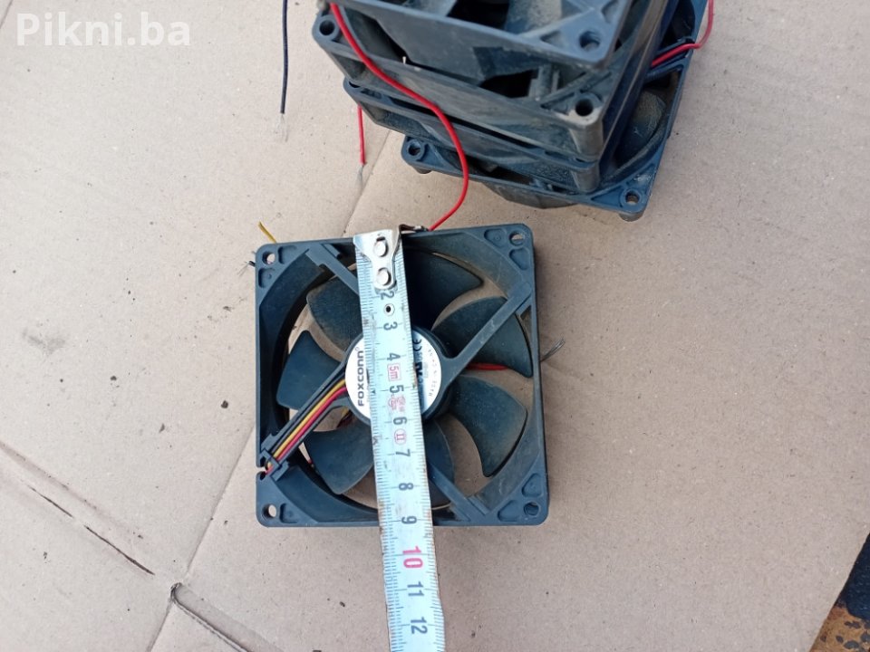 Ventilator 8x8cm turbina 12v elektro motor elektromotori coler 7 KM