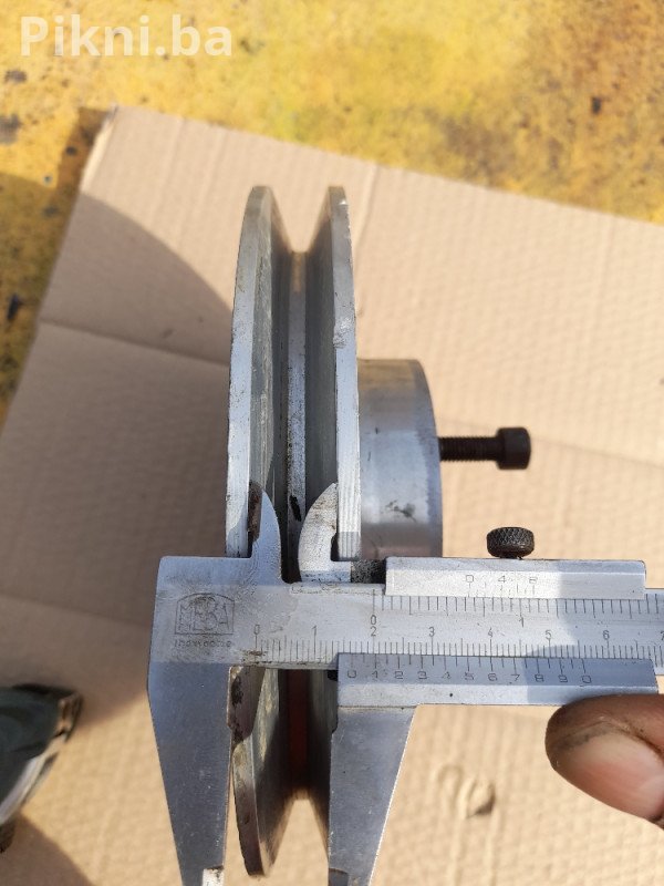 Aluminijumska remenica 210mm elektro motor elektromotori 50 KM