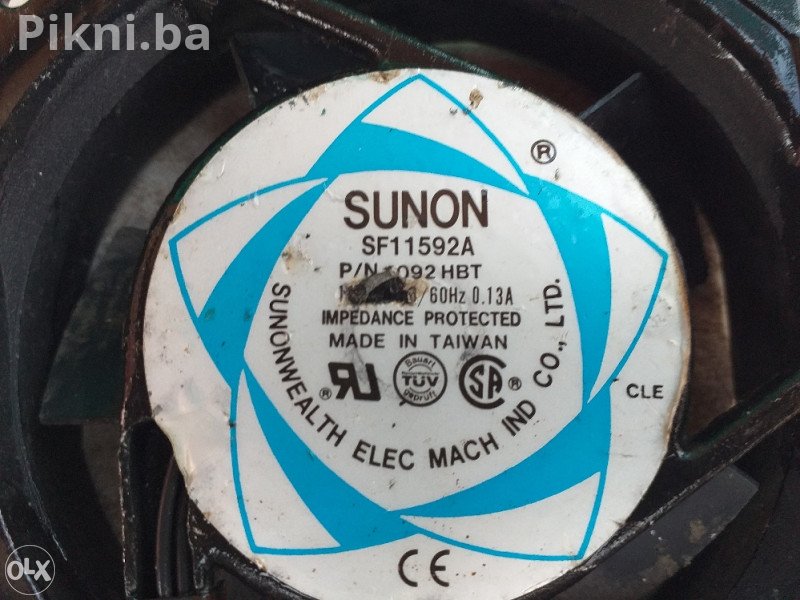 Elektro ventilator motor elektromotori Sunon Sf11592A 15 KM