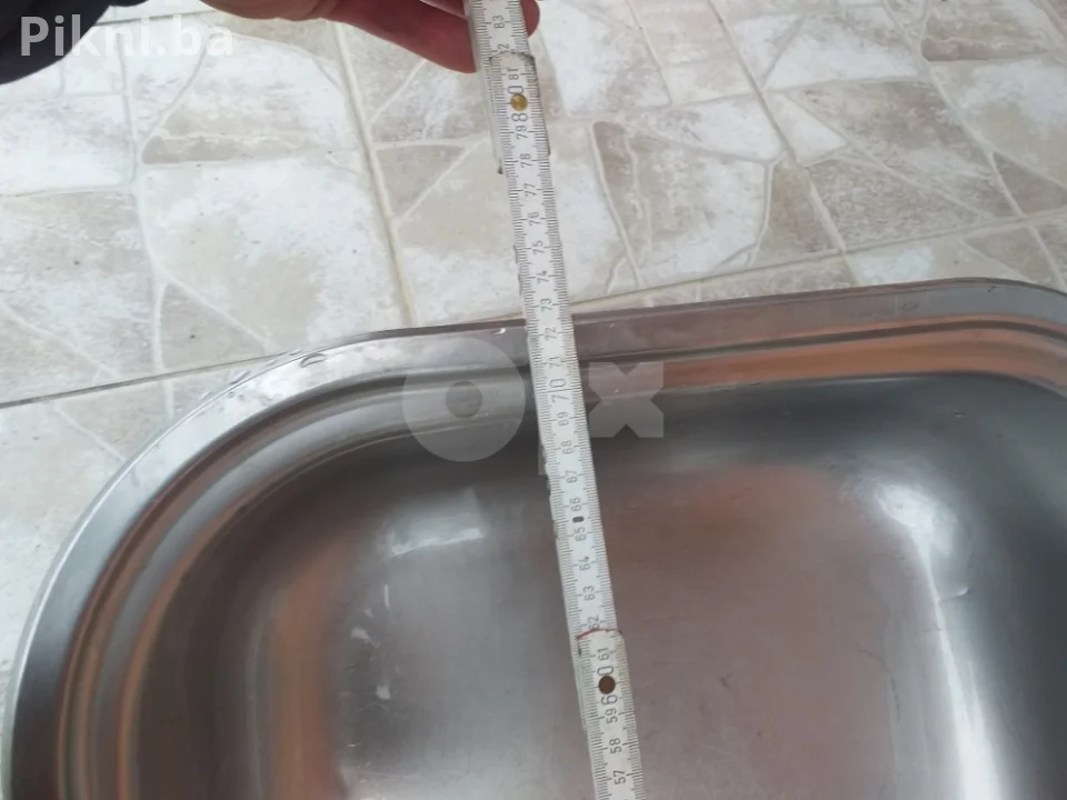 Sudoper inox lim 73x48 sudopera kuhinjski ugradbeni